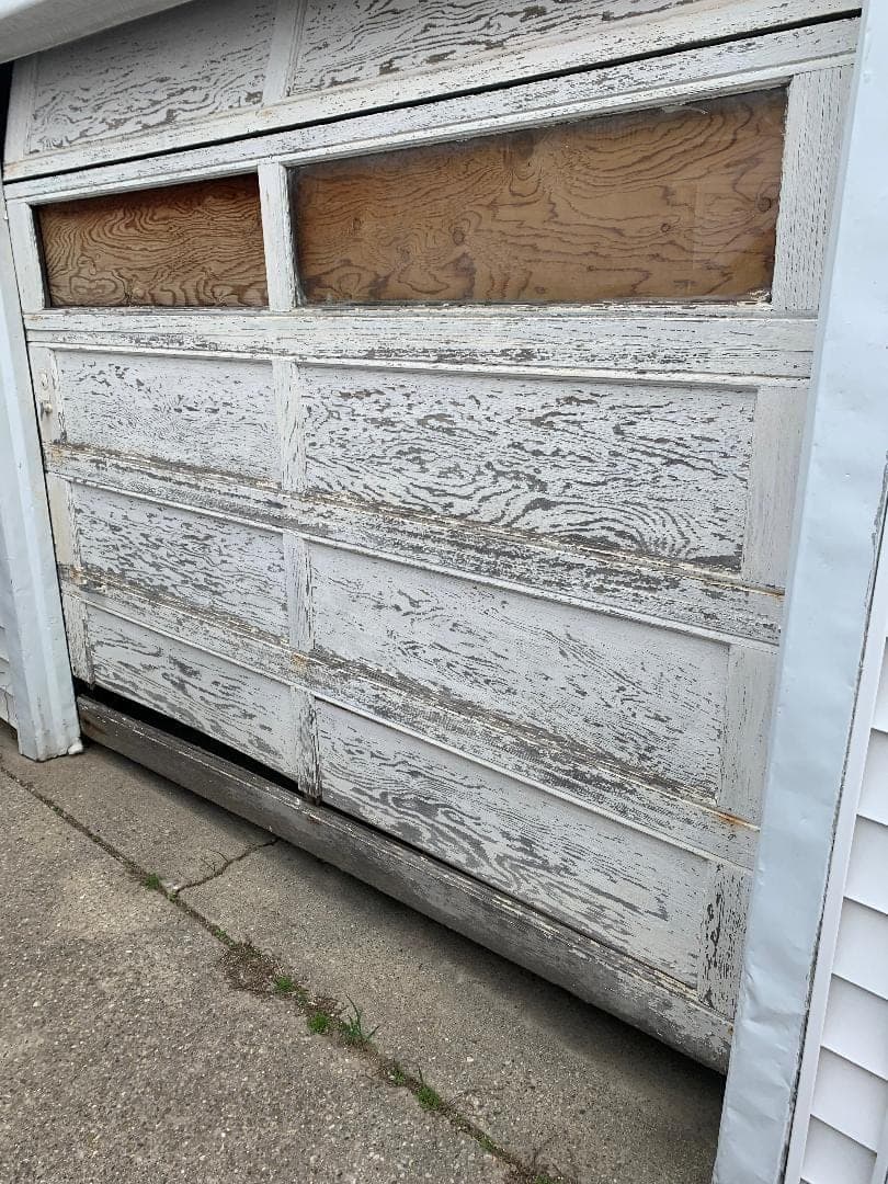 Garage Restoration before